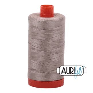 Aurifil 50wt Cotton Mako' - Rope Beige 5011 - 1300m Spool