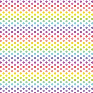 Polked Again - White Rainbow