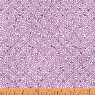 Storybook ‘22 - Tulips on Plaid - Purple