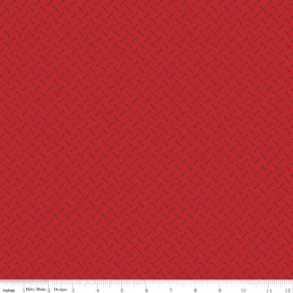 Calico - Shirting - Schoolhouse Red