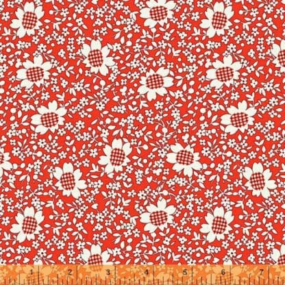 Storybook ‘22 - Gingham Flower - Red