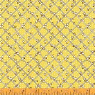 Storybook ‘22 - Tulips on Plaid - Yellow