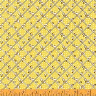 Storybook ‘22 - Tulips on Plaid - Yellow