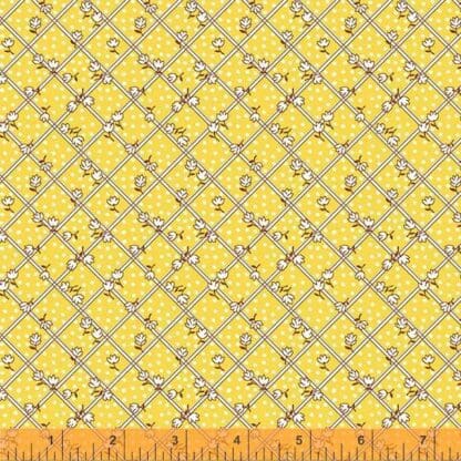 Storybook ‘22 - Tulips on Plaid - Yellow