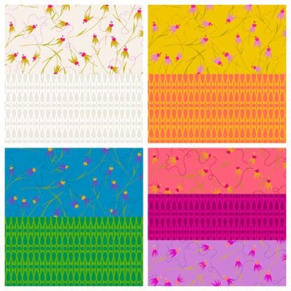 Wildflowers - Scattered Coneflower - Fat Quarter Bundle
