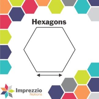 Imprezzio Notions - Hexagon Stamps - 1”