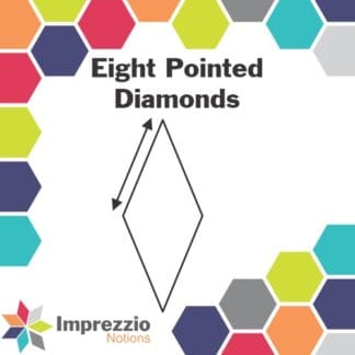 Imprezzio Notions - Eight Pointed Diamond Stamps - 2”