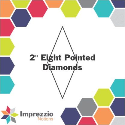Imprezzio Notions - Eight Pointed Diamond Stamps - 2” - Image 2