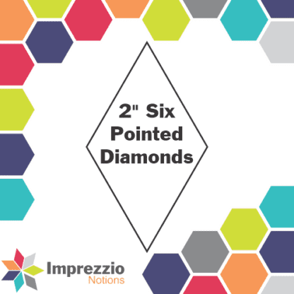 Imprezzio Notions - Six Pointed Diamond Stamps - 1” - 2 ½” - Image 3
