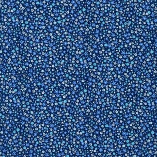 Petite Garden Blues - Mini Floral - Navy