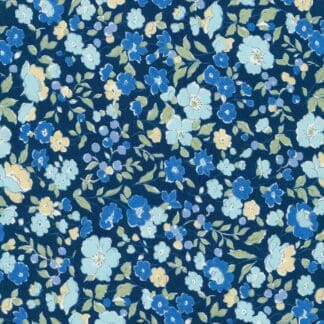 Petite Garden Blues - Main Floral - Blue