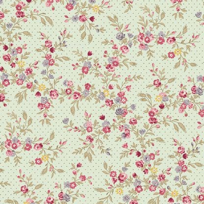 Sienna - Trailing Flowers - Mint