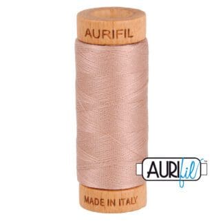 Aurifil 80wt Cotton Mako' - Light Antique Blush 2375 - 280m Spool