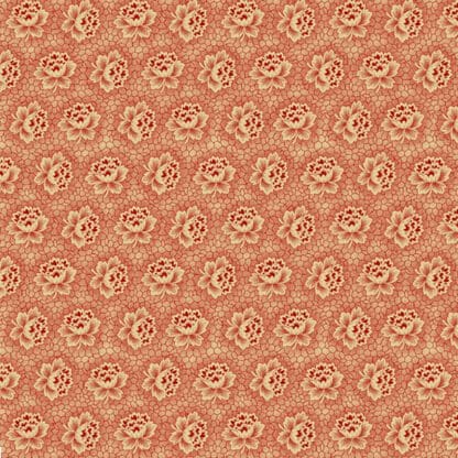Villa Flora - Vintage Floral - Red