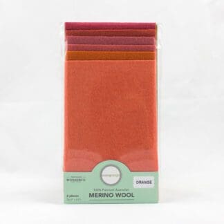 Sue Spargo - Fat 1/32 Wool Merino Pack - Orange