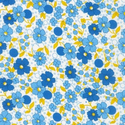 All a Flutter - Flutter Flowers - Blue