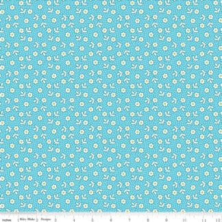 Storytime 30’s - Daisies - Aqua