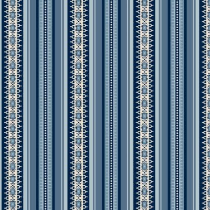 Genevieve - Stripe - Blue