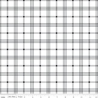 Black Tie - Plaid - Off White