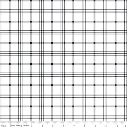 Black Tie - Plaid - Off White