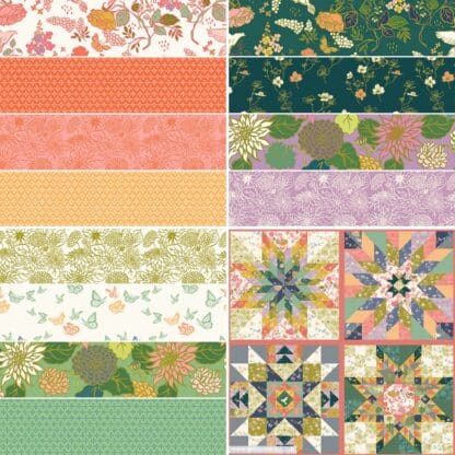 In the Garden - Fat Quarter Bundle - With Panel