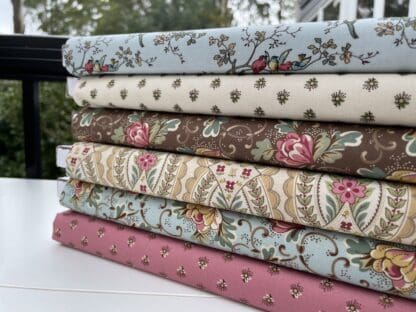 Meadowlark Manor - Calico - Teal - Image 3