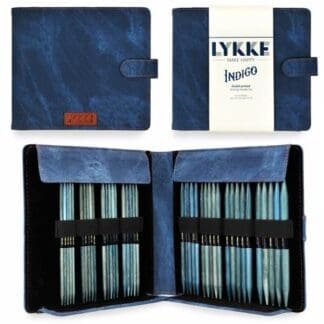 Lykke - Double Point Needle Set (Small) - Indigo - Azure Denim
