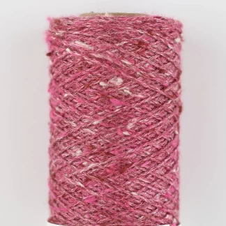 Tussah Tweed - Bordeaux Cream #032