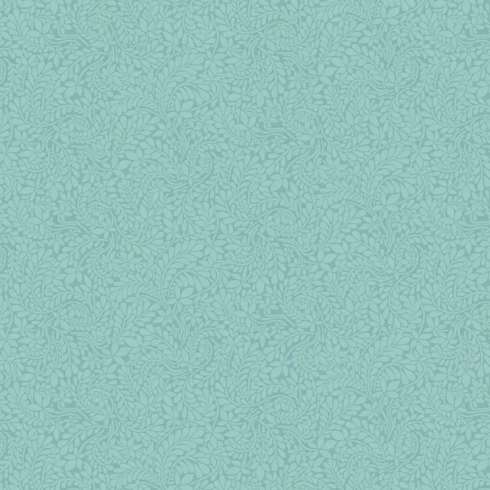 York Fern - Duck Egg Blue - Liberty Cotton