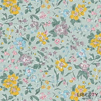 Heirloom (5) Spring - Floral Blue - Liberty Cotton