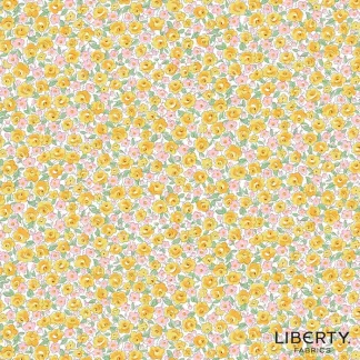 Heirloom (5) Spring - Floral Yellow - Liberty Cotton