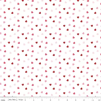 Sew in Love - Hearts - White