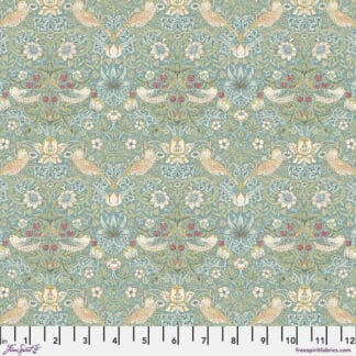 Mini Strawberry Thief - Aqua - William Morris