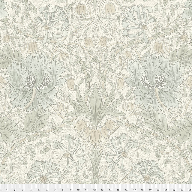 Pure Honeysuckle and Tulip- Ivory - William Morris
