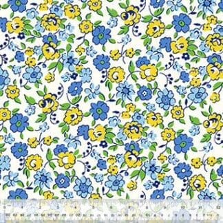 Merry-Go-Round - Flowing Flowers - Blue