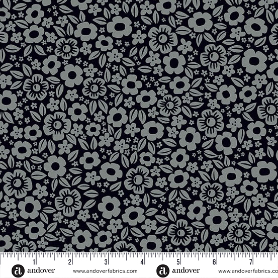 Ghostly Garden - Floral Fright - Black