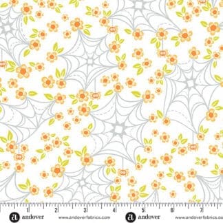 Ghostly Garden - Web and Bloom - White