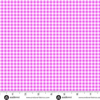 Ghostly Garden - Bitty Gingham - Pink