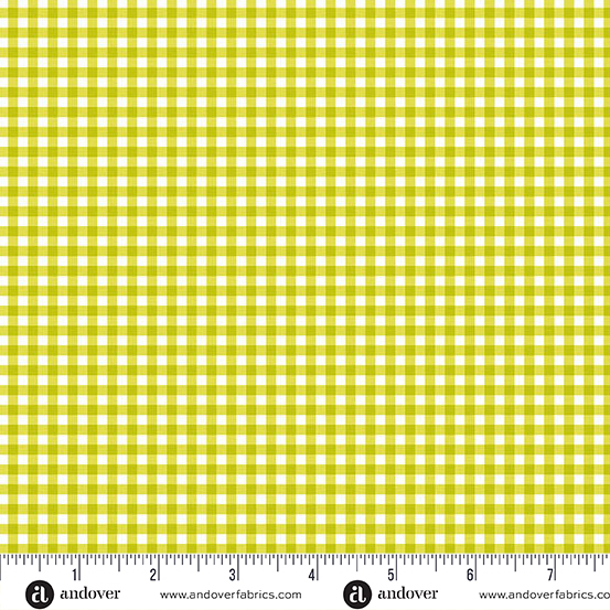 Ghostly Garden - Bitty Gingham - Green