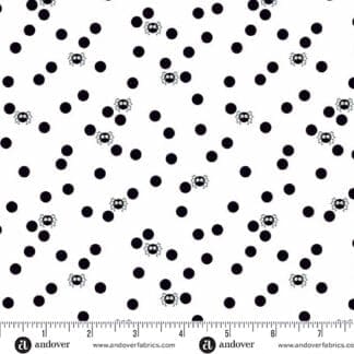Ghostly Garden - Spin and Spot - White