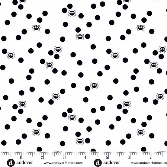 Ghostly Garden - Spin and Spot - White