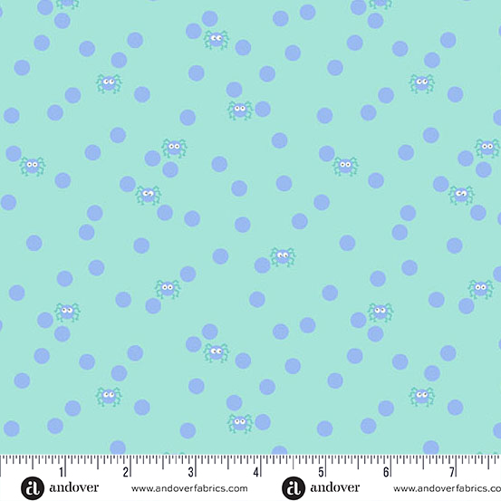 Ghostly Garden - Spin and Spot - Aqua