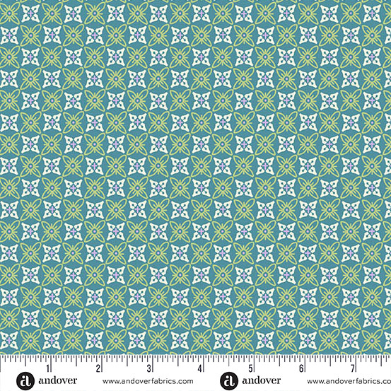 Sweet Things - Quatrefoil - Teal