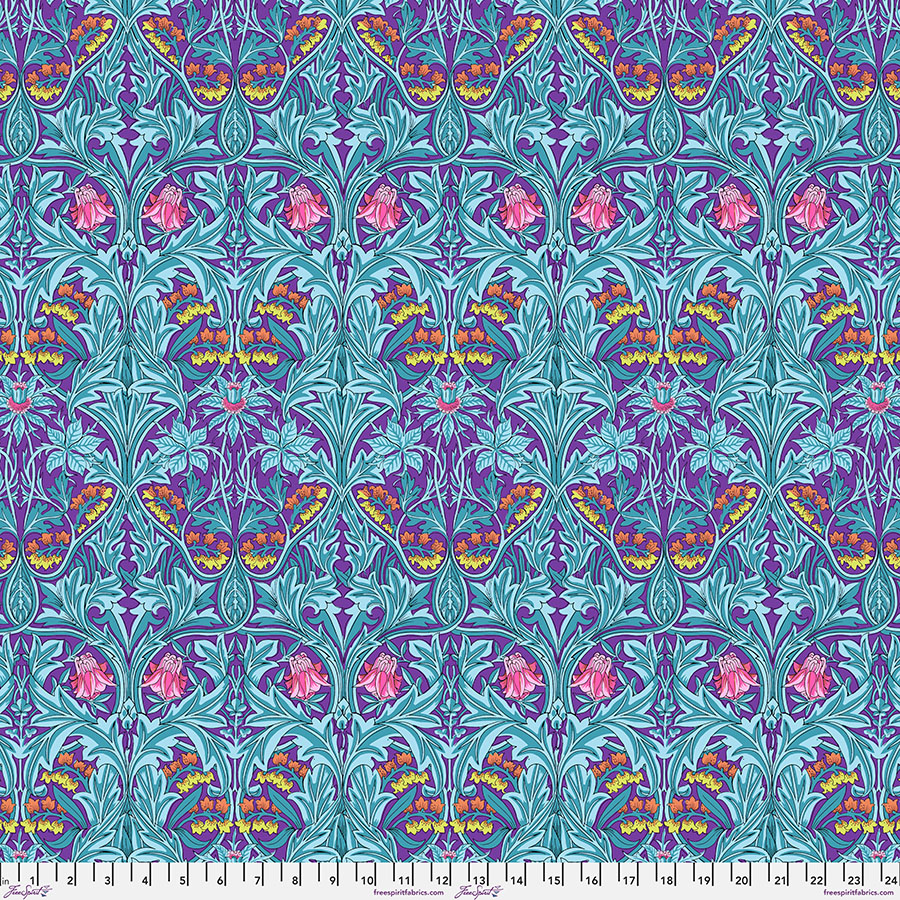 Bluebell - Purple - Kaffe x Morris & Co.