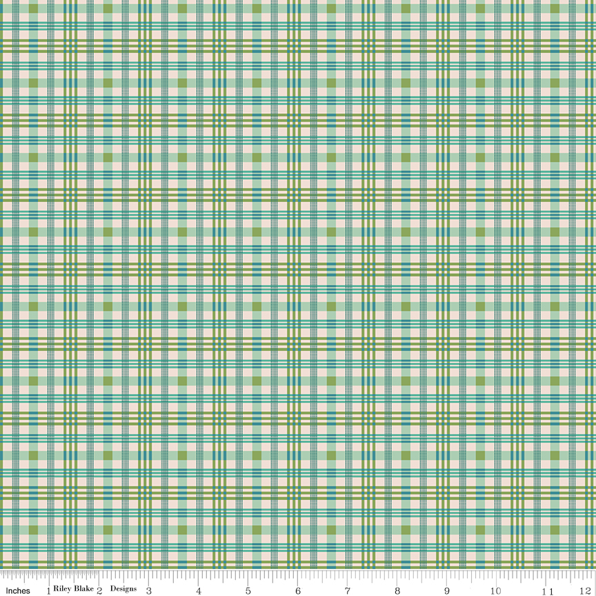 Farmer's Daughter - Plaid - Sea Glass