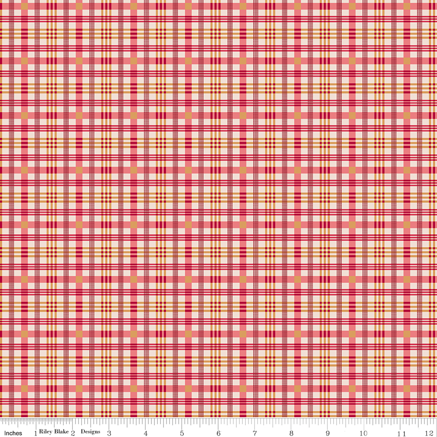Farmer's Daughter - Plaid - Tea Rose
