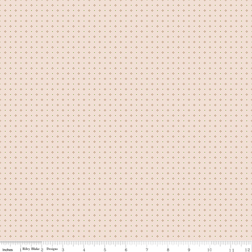Farmer's Daughter - Calico Background - Maple