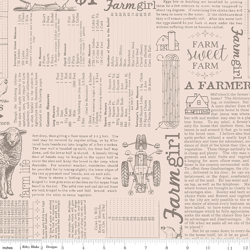 Farmer's Daughter - Farm Life Background - Rustic
