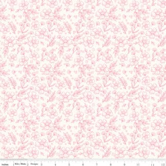 Sweet Pink - Floral - Cream