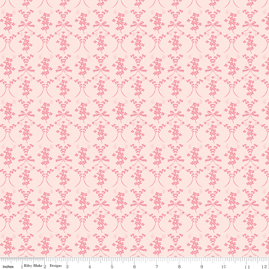 Sweet Pink - Flowers and Bows - Blush